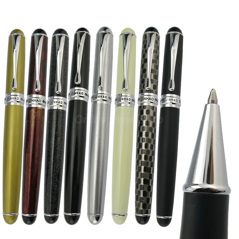 Jinhao X750 Metal Rollerball Pen Smooth Refill Superior Lacquer W/Silver Clip Multicolor For Choice Fit Office & School & Home