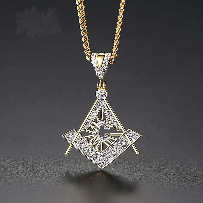 

Funmode Gold Color Punk Style Hip Hop Link Chain Unique Pendant Charm Necklace For Men Women boucle d’oreille Wholesale FN217