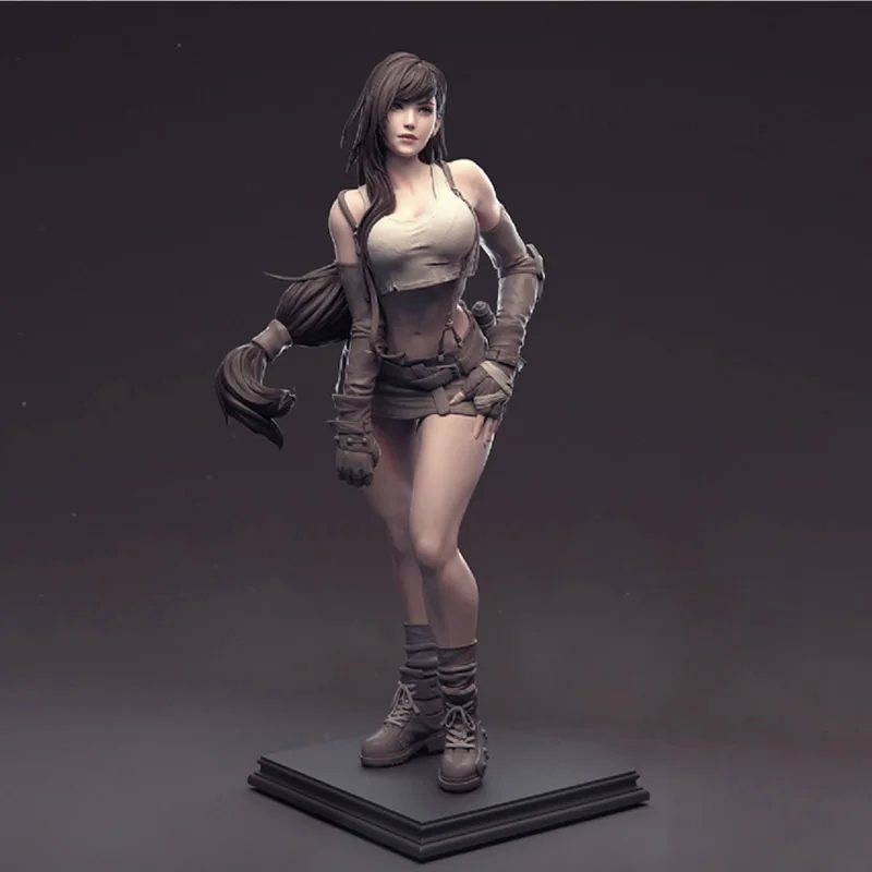 1/6 фантазия VII ADVENT дети Tifa Неокрашенная фигурка из смолы Разобранная модель