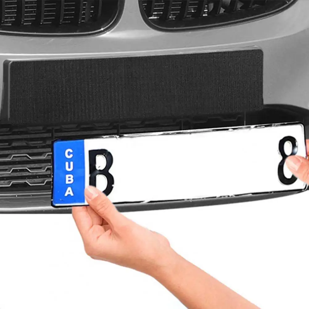 2Pcs/Set Invisible Adhesive License Plate Holder High Temperature