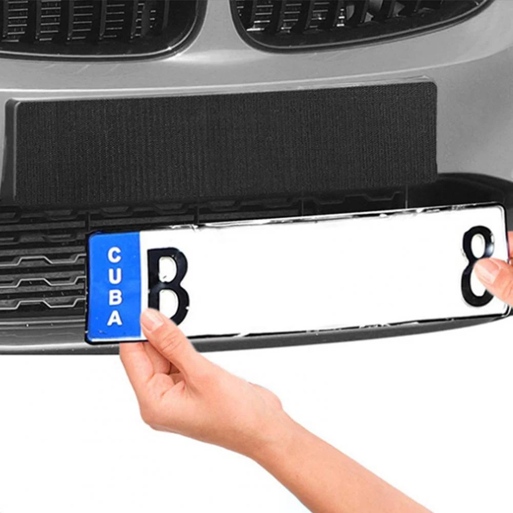 2pcs/set Invisible Adhesive License Plate Holder High Temperature