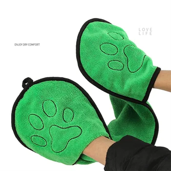 

Pets Dog Bath Towels Perros for Dogs Cat Puppy Microfiber Super Absorbent Pet Drying Towel Blanket with Pocket Cleaning Supply