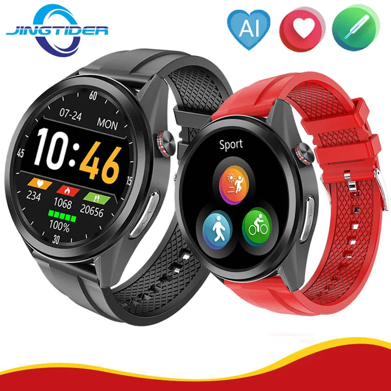 Reloj inteligente ECG PPG para hombre, dispositivo con presión precisa