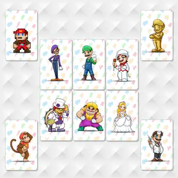 

10pcs Set NFC PVC Tag Card Super Mario Odyssey for Nintendo Switch