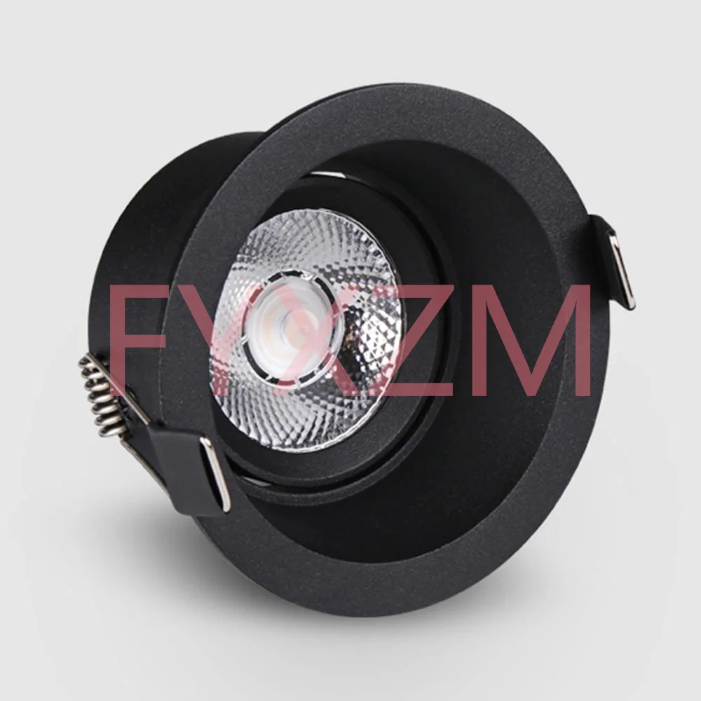 Description Picture 6 of itemCRI92 Anti-glare LED 5W 7W 9W 12W 15W Embedded Ceiling Downlight Round Spotlights Recessed Led Indoor Ceiling Light for Jewelry