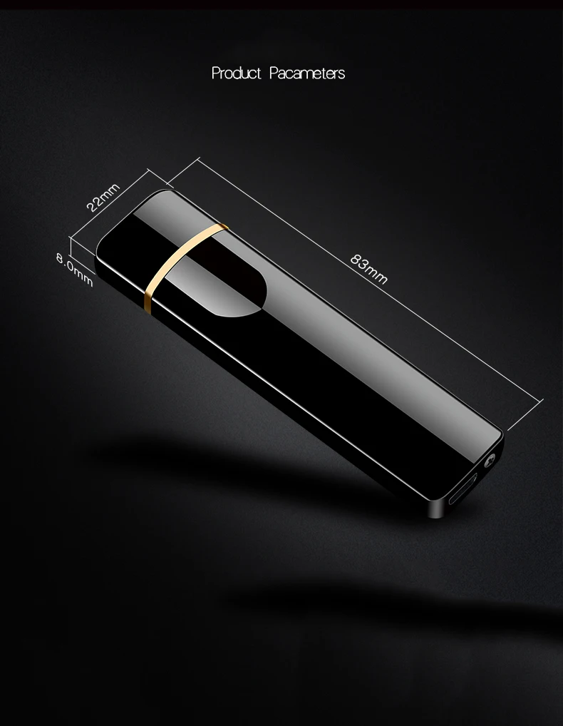 Модная Индукционная ветровка AI USB Elctronic перезаряжаемая зажигалка, Классическая Зажигалка для мужчин, для курения, Zapalniczka
