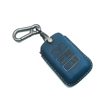 

Handmade Genuine Leather Car Key Case Cover For Land Rover Range Rover Evoque Discovery Sport 5 2018 2019 2020