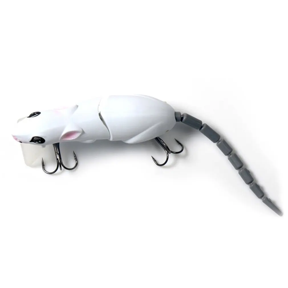  New 1Pcs Soft Mouse Bait Bells Sound Swimbait Rat fishing lure Frog Silicon Artificial Set Sea Swim
