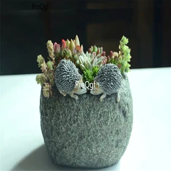 

Ngryise 1 Set squirrel duck frog cat Flower Pot Statue no plant inside