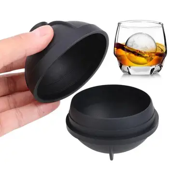 

1pcs 6cm Round Ice Hockey Silicone Whiskey Ice Cube Ball Maker Mold Kitchen Gadgets