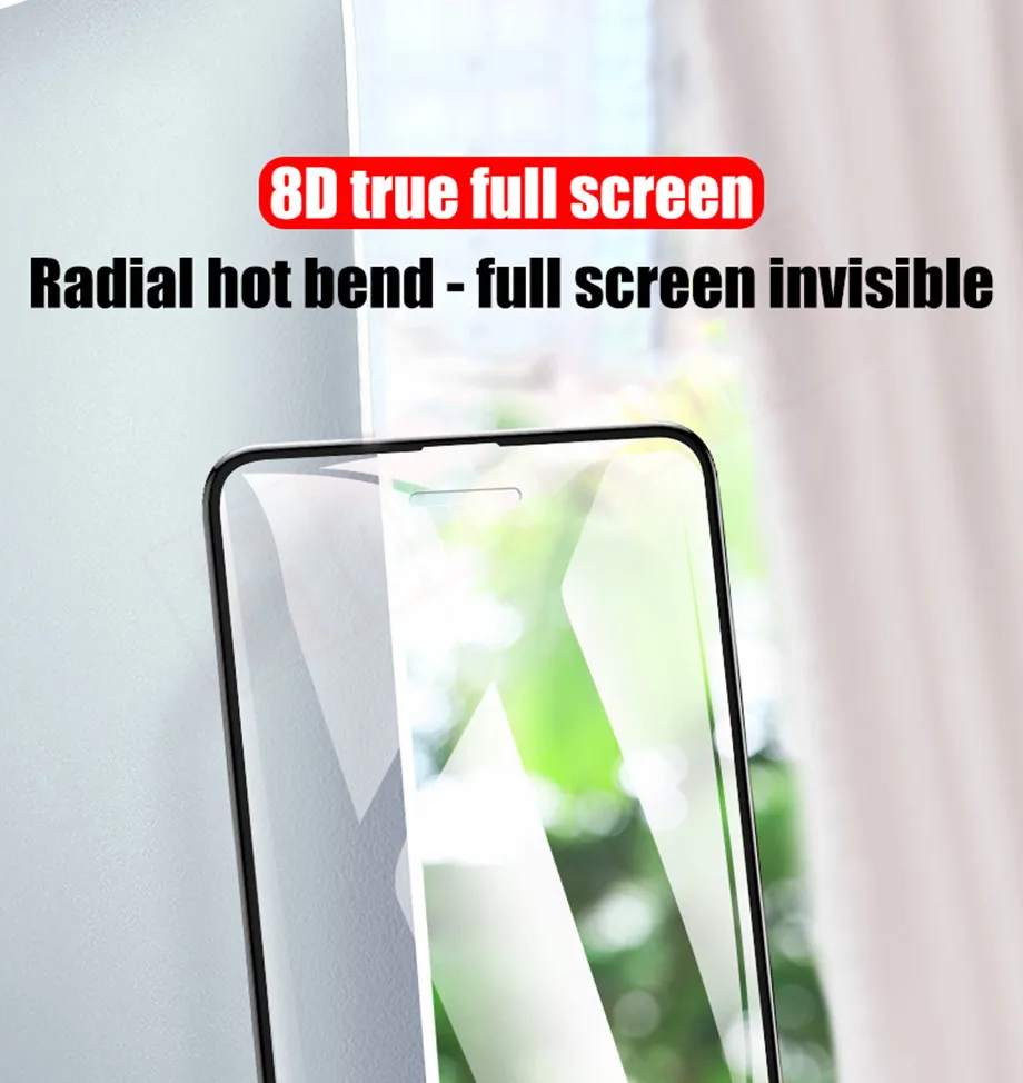 1-PC-For iPhone 6 6s Tempered Glass 9D For iPhone 7 8 Plus X Screen Protector Film