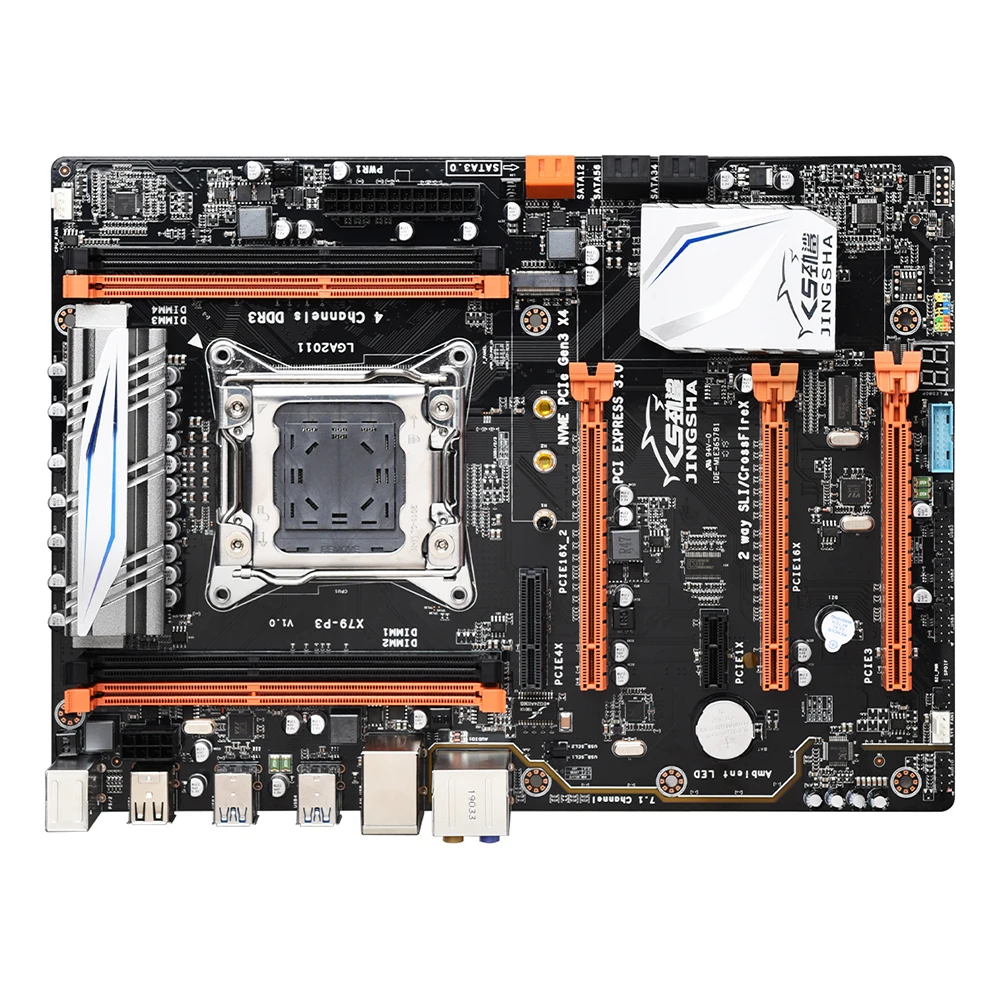 Набор материнских плат JINGSHA X79P3 LGA2011 четырехканальный процессор с восьмиядерным