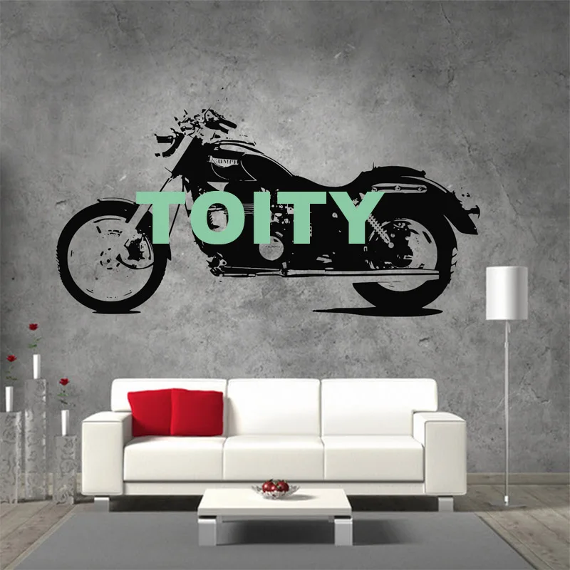 29 дизайнов DUCATI мотоцикл Suzuki стикер на стену Triumph Norton плакат мотоцикл виниловая наклейка Harley Chopper Фреска - Цвет: Speedmaster 57x106cm