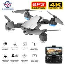 SHAREFUNBAY Дрон gps 5G wifi и 4K HD широкоугольная камера FPV Drone X Pro Квадрокоптер поддерживает мой Дрон с камерой