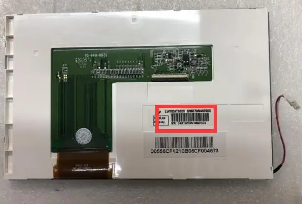 

New Original 7“ TFT-LCD EK700AT9309 LW070AT9309 LW070AT9003 800x480 7 inch WLED Screen