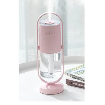 

Air Humidifier Diffuser Purifier Mist-Maker Night-Lamp 200ml USB Humidification 360 Degree Rotation Office Bedroom Desktop Car