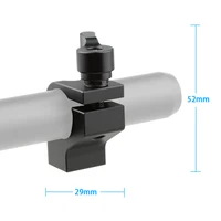 CAMVATE Standard 19mm Single Rod Clamp With 1/4"-20 Thread Screw For 19mm Rod Support System (Lens Motors/EVF Mounts Mounting) 2