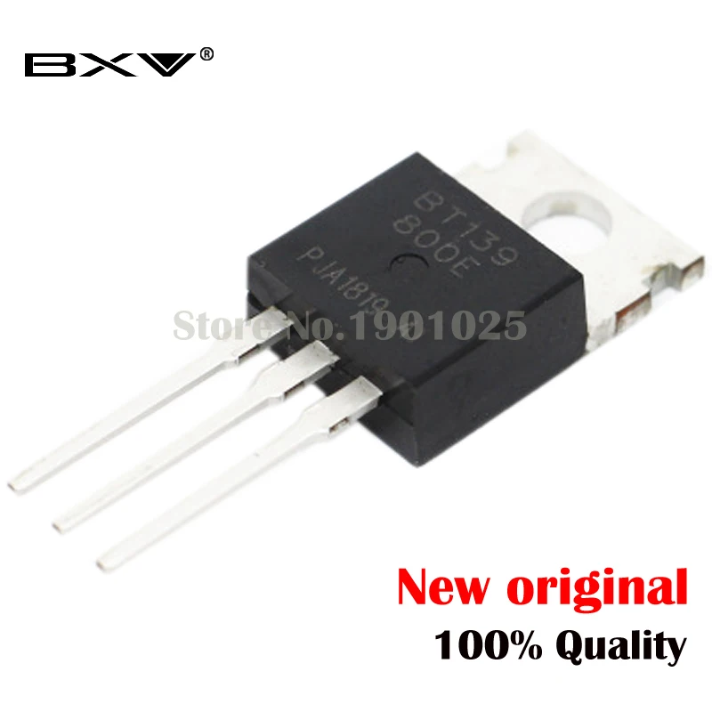 10PCS BT139-800E BT139 BT139-800 800V 16A Triacs RAIL TRIAC TO-220 new original | Электронные компоненты и