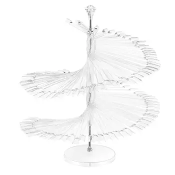 

120 Sticks Nail Art Color Chart Display Stand Transparent Spiral False Nails Showing Shelf For Solon Nails Polish Gel Show