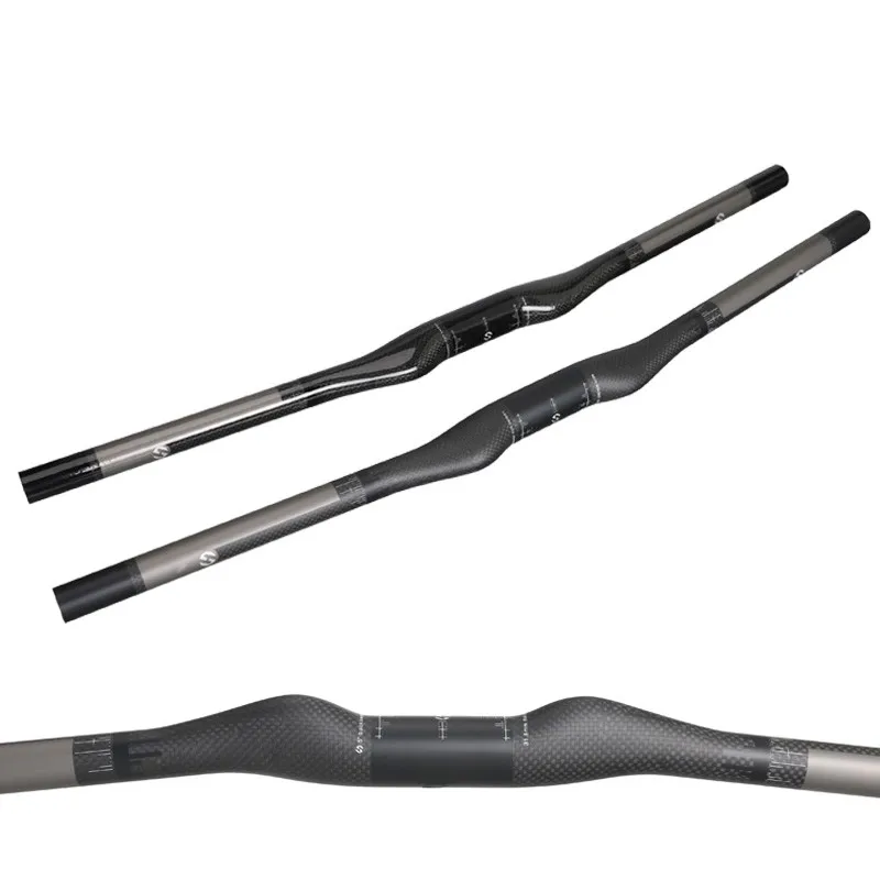 Best TOSEEK Carbon Handlebar Mtb Bike Handlebar Bicycle Horizontal Handlebar