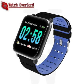 

NEW A6 Smart Watch PK v8 y1 Heart Rate Monitor Sport Fitness Tracker Sleep Monitor Waterproof Sport Watch Band for IOS Android