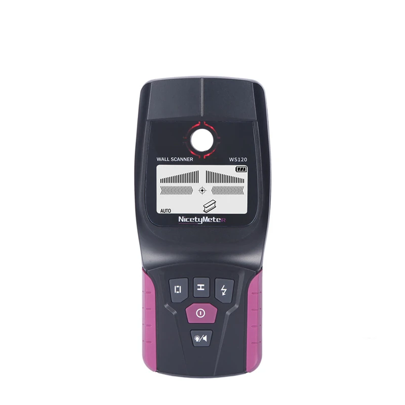 Nicetymeter WS120 Многофункциональный датчик для стены 3 в 1 детектор металла найти сканер для стен детектор металла деревянный кабель провод металлоискатель