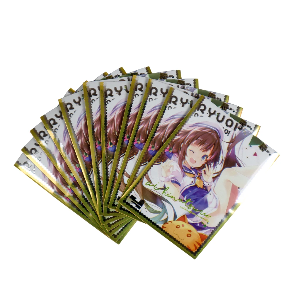 1ピース ロットかわいいアニメ女の子カードスリーブトレーディングカードtcgゲームイラストシールドtarjetaデjuegoプロテクター保存袋 Aliexpress Sports Entertainment