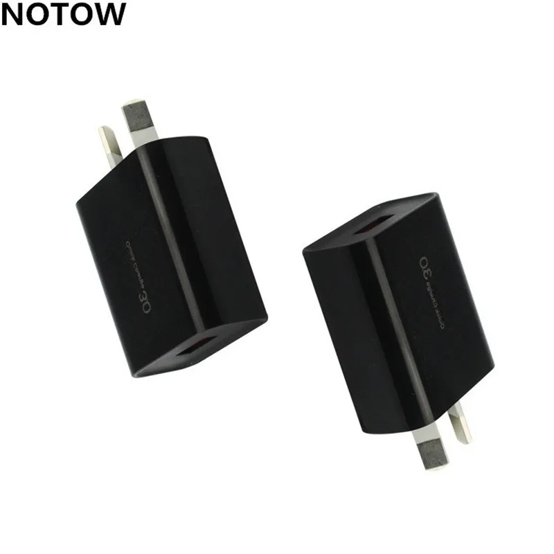 NOTOW 18W 5V 3A AU Plug QC3.0 USB настенное зарядное устройство адаптер питания быстрая зарядка для iPhone для samsung смартфона
