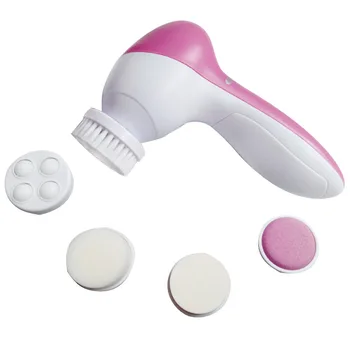 

5 in 1 Face Cleansing Brush Silicone Facial Brush Deep Cleaning Pore Cleaner Face Massage Skin Care Waterproof Facial Brush