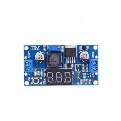 A18 -- LM2596 LM2596S силовой модуль + светодиодный вольтметр регулируемый понижающий