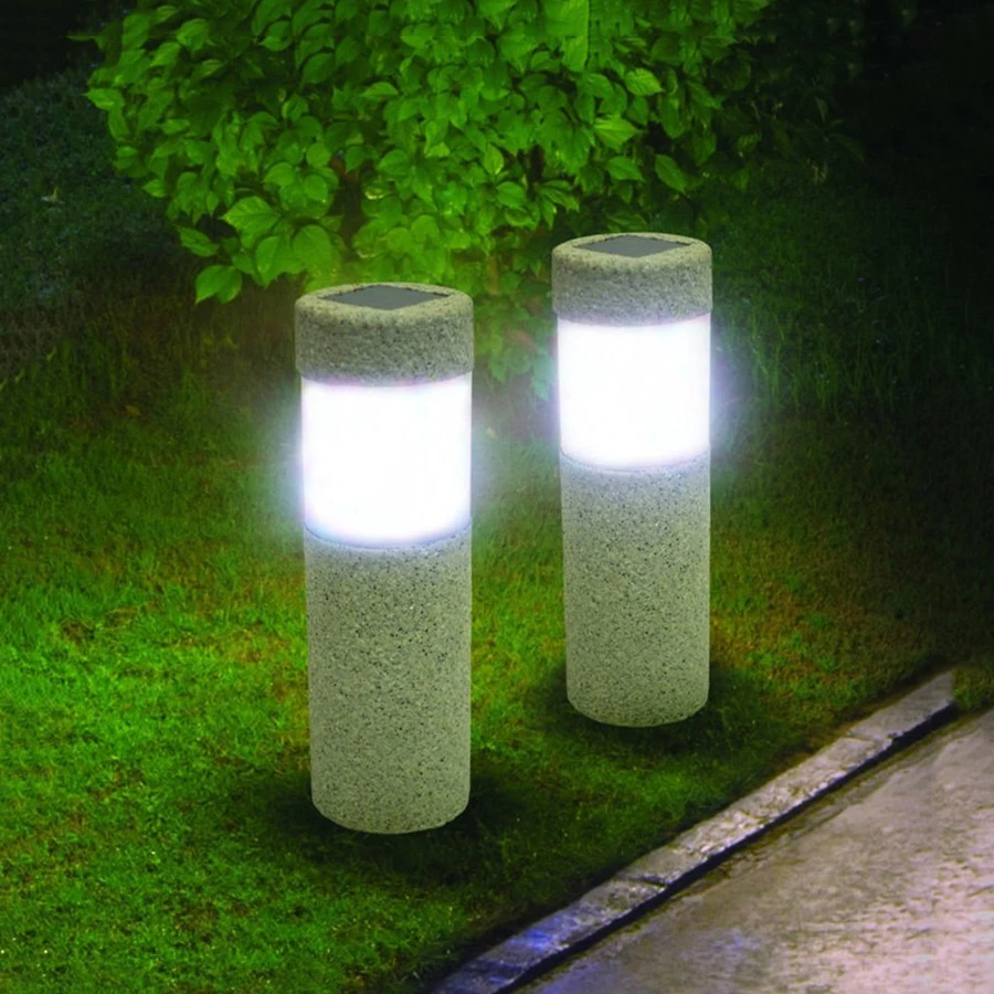 

Solar Pathway Lights Outdoor Solar Powered Garden Sand Blast Lights Outdoor Waterproof Led Patio Yard Landscape Spike Light