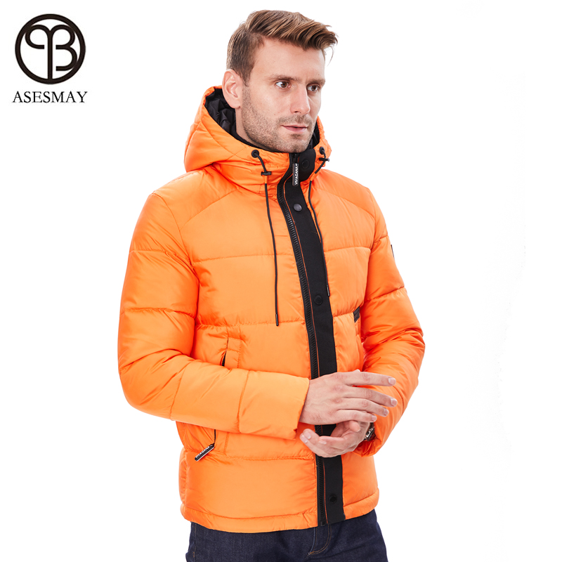 2021 Men Winter Jacket Padded Parkas Thickening Warm European Size Minus Degree -35 Hooded Men Winter Coat Goose Feather Jackets - Parkas