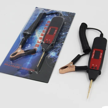 

Hot Universal Multifunctional Car Digital LCD Electric 5-36V Voltage Test Pen Probe Detector Tester LED Automotive Diagnostic To