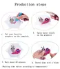 500PCS/Set Jewel Beads 3D Puzzle toys for Children 6 Colors Refill Pack Water sticky Beads Jigsaw Puzzle Brinquedo Juguetes 5
