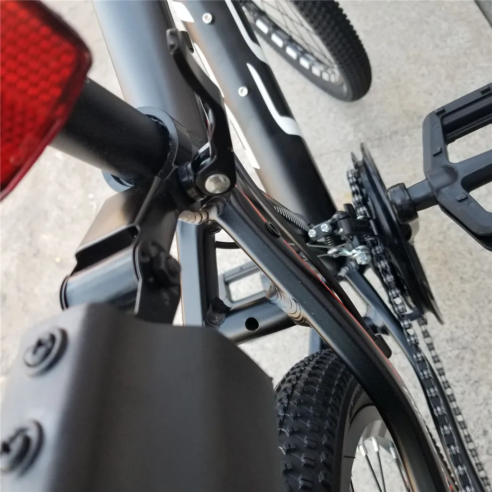 Garde-Boues VTT Optimiz 24/26/28 Clips V-Brake Noir pas cher 36Vélos