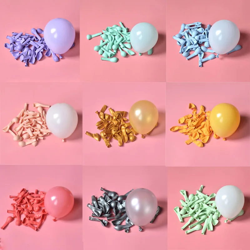 

Party Decoration For Birthday Party 30PCS/Lot Latex 5 Inch Macarons Color Pastel Helium Balloons Round Balloons Candy