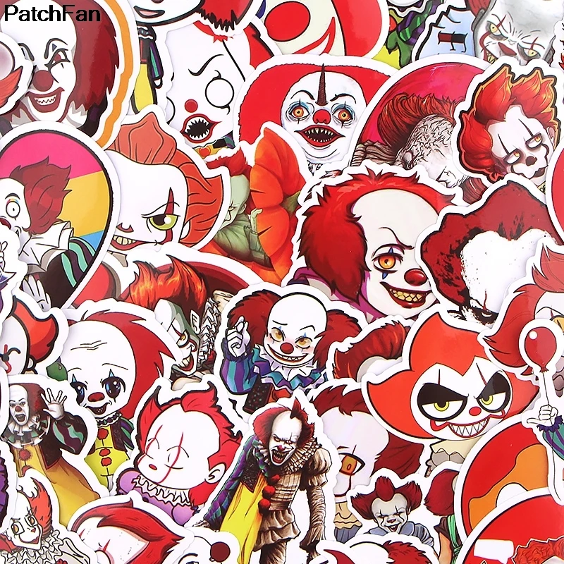 12 компл./лот Patchfan для выведения токсинов, 40 шт Стивена Кинга это Водонепроницаемый наклейки для скрапбукинга "сделай сам" Чемодан скейтборд ноутбук стены акустической гитары A2524