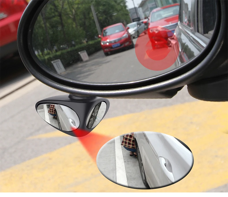 Yesplease Автомобильное зеркало заднего вида выпуклый широкоугольный зеркало переднее колесо Автомобильное Зеркало вращающееся регулируемое зеркало для слепых зон