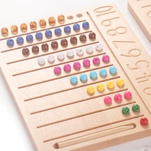 Planche d'apprentissage Montessori en bois pour enfants, jouets éducatifs, avec suivi de l'alphabet, cadeaux du nouvel an, 2022
