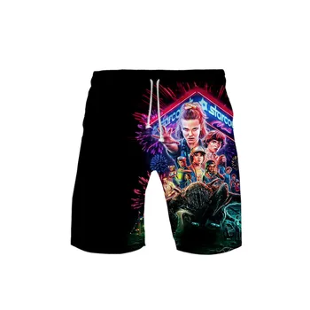 

3D Stranger Things Mens Board Shorts Summer Beach Surf short Pants Quick Drying Swimwear Male Swim Shorts 6XL Swimming Trunks