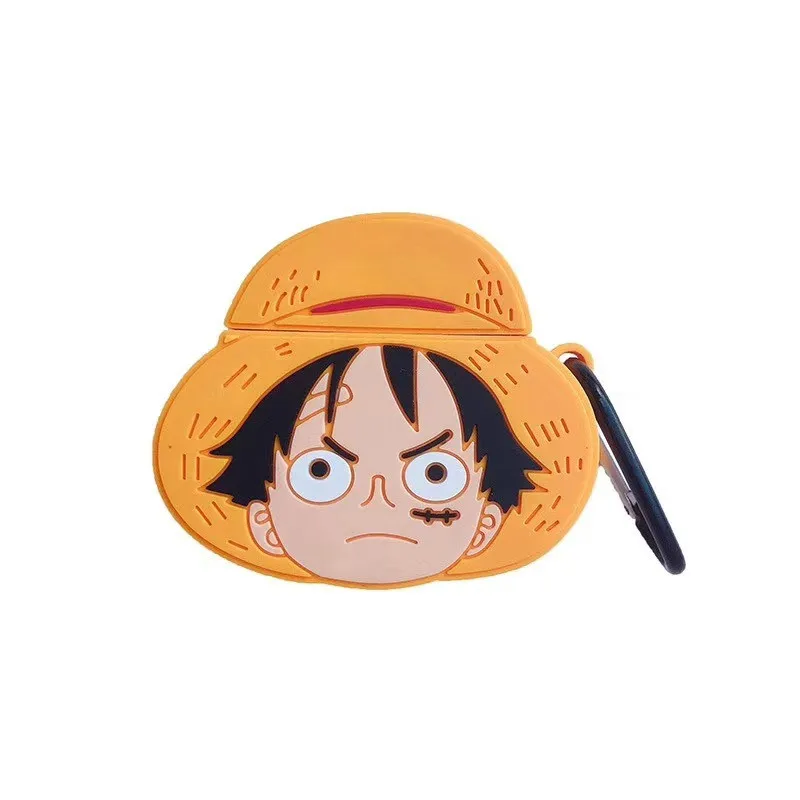 Аниме one piece Чоппер Луффи Мультфильм защитный чехол 3D Беспроводная Bluetooth гарнитура силиконовый Anmei чехол для противоударный - Цвет: A