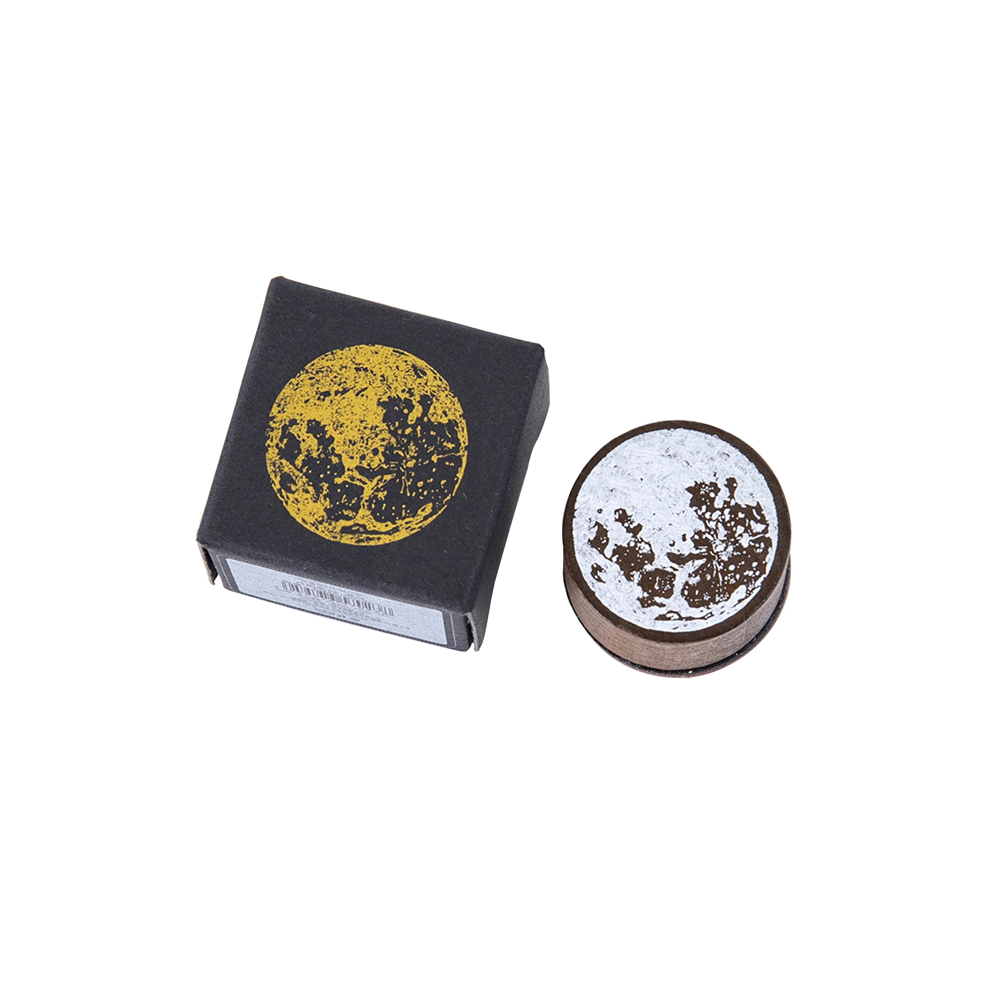 Wooden Rubber Stamps Wooden Seal Set Moon Series Decoration Diy Stationery Stamp