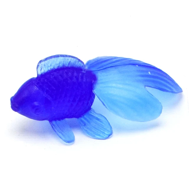 10 Pcs/Lot Small Plastic Simulation Small Goldfish Water Toy Soft Rubber Gold Fish Baby Bath Toys Fun Kids Swimming Beach Toys 6