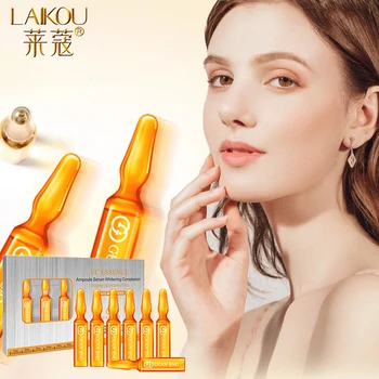 

LAIKOU VC Ampoule Face Serum Whitening Essence Moisturizing Shrink Pores Repairing Oil Control Brightening Face Serum Skin Care