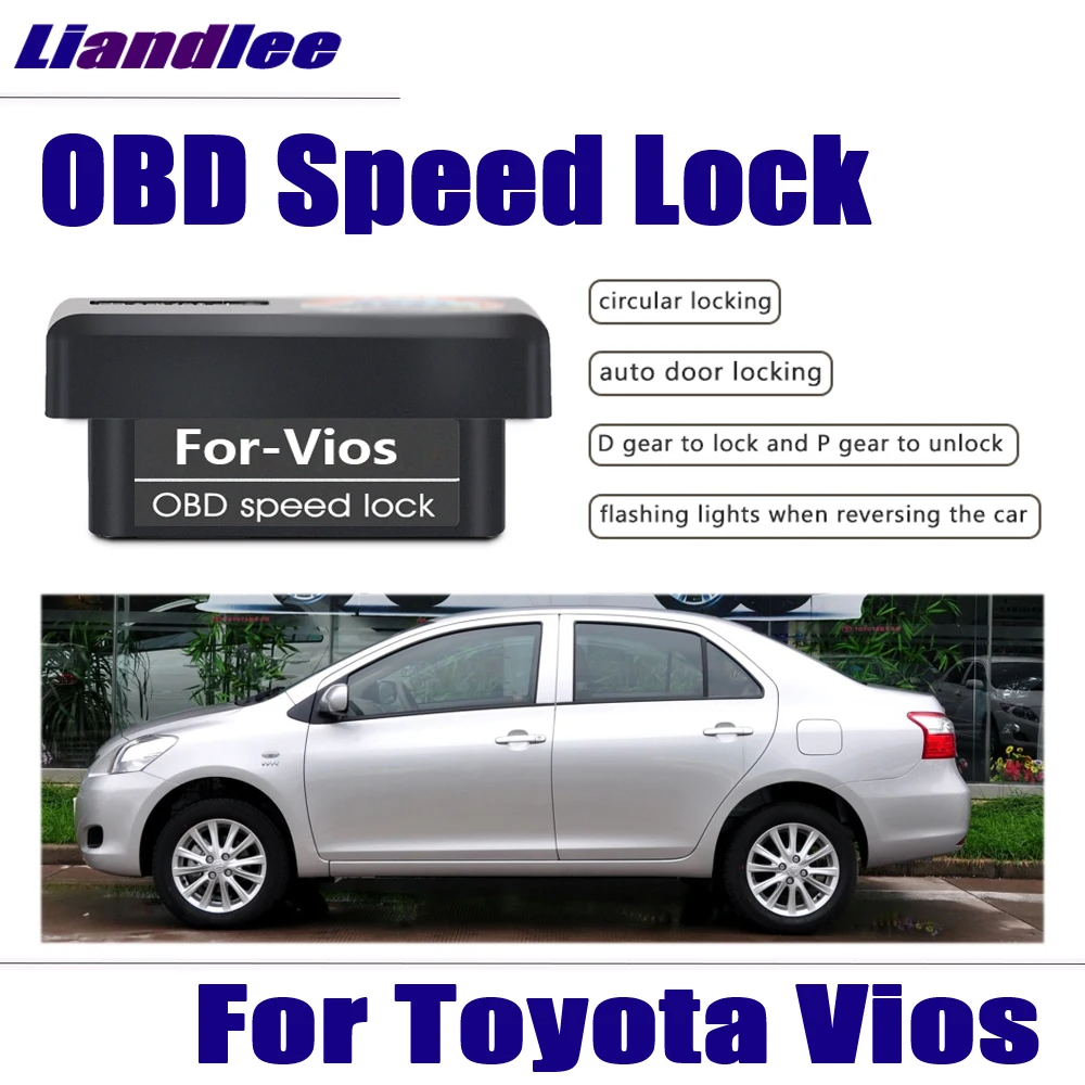 

Liandlee Auto Fold OBD Speed lock For Toyota Vios 2009 2010 2011 2012 2013 Which is Plug and Play Auto Intelligent Safety