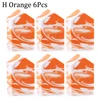 H Orange 6pcs
