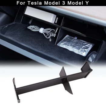 

New Arrival High Quality For Tesla Model 3 Model Y Glove Box Organizer Storage Insert Divider Accessories