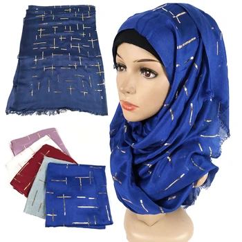 

Trendy cotton hijab muslim headwear scarf twill print women turban arab head scarves malaysia ladies hijabs Islamic hoofddoek