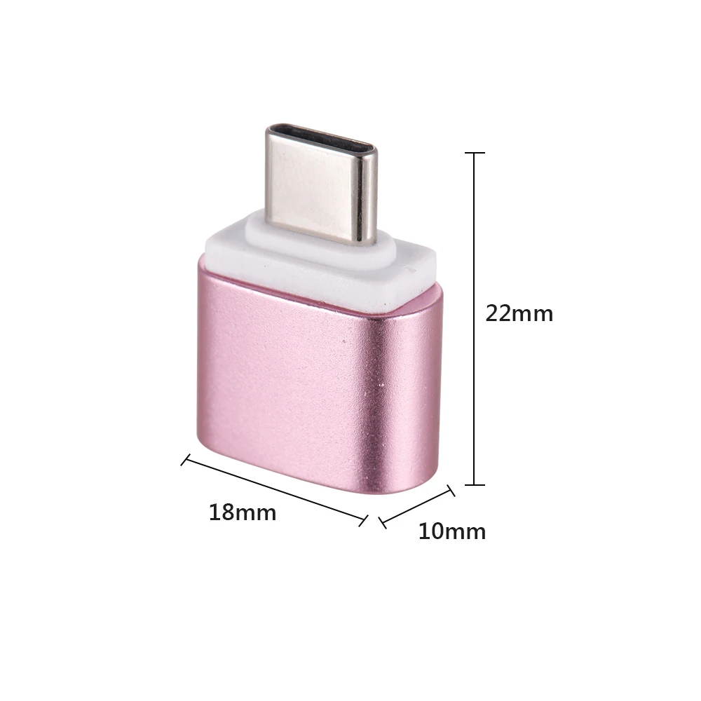 3 шт. Тип C к USB 2,0 адаптер Тип C конвертер к OTG Кабельный ридер флэш-накопитель для samsung S9 MacBook Аксессуары для телефонов