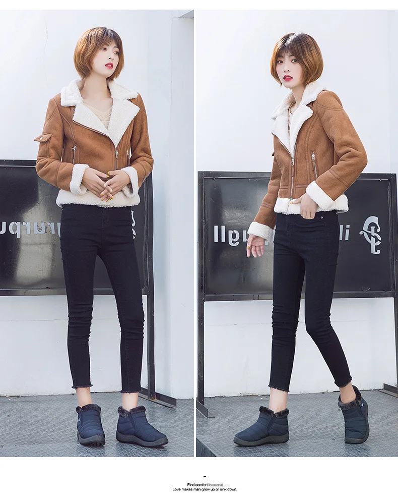 women boots ankle snow boots waterproof winter shoes